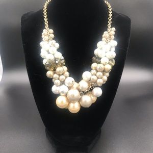 Lia Sophia multilayered faux pearl necklace